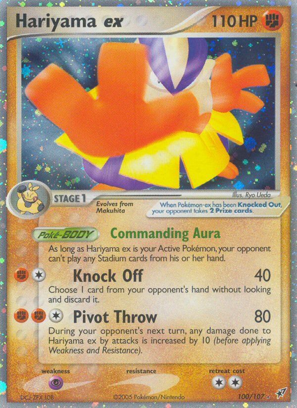 Hariyama ex — Deoxys #100/107
