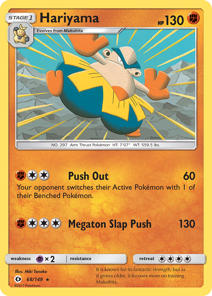 Hariyama — SM Base Set #68/149