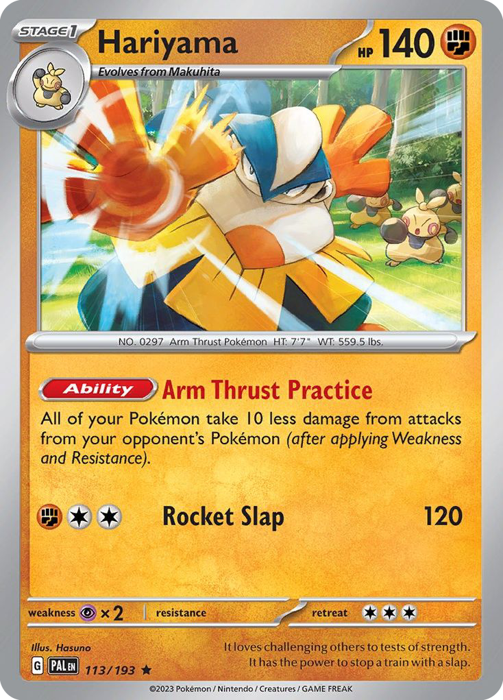 Hariyama — SV02: Paldea Evolved #113/193