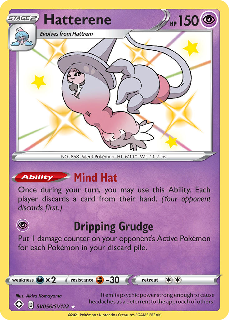 Hatterene — Shining Fates: Shiny Vault #SV056/SV122