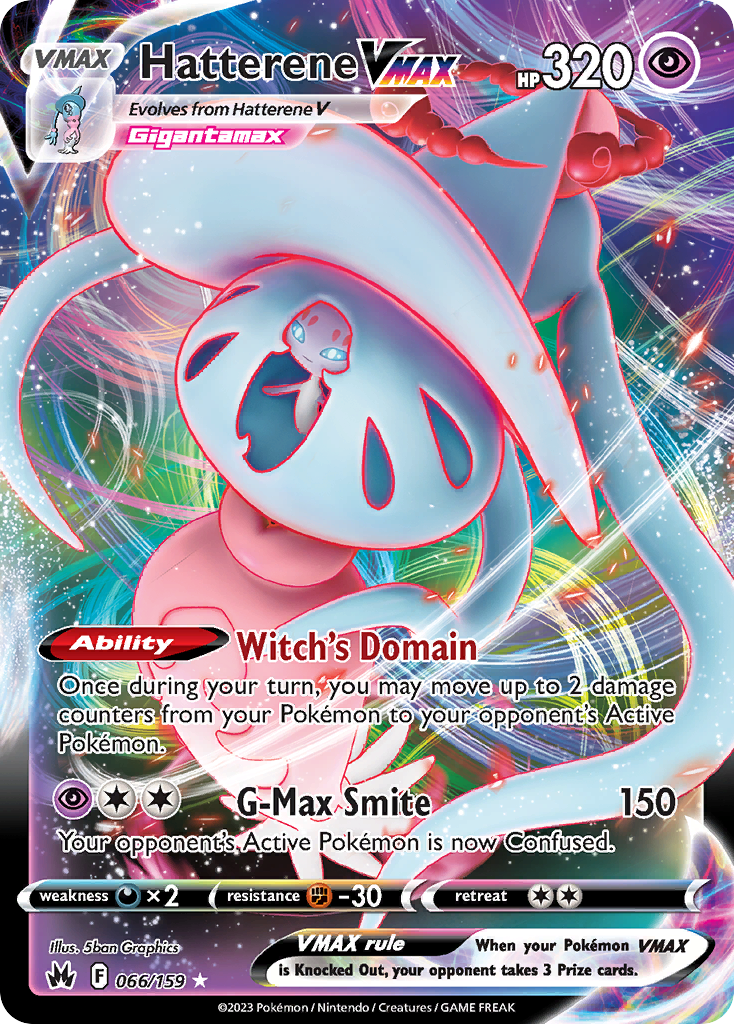 Hatterene VMAX — SWSH: Crown Zenith #066/159