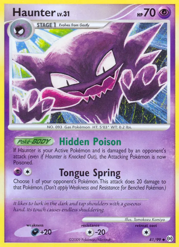 Haunter (41) — Arceus #41/99