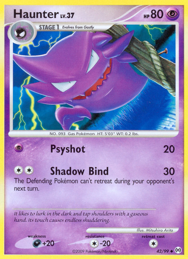 Haunter (42) — Arceus #42/99