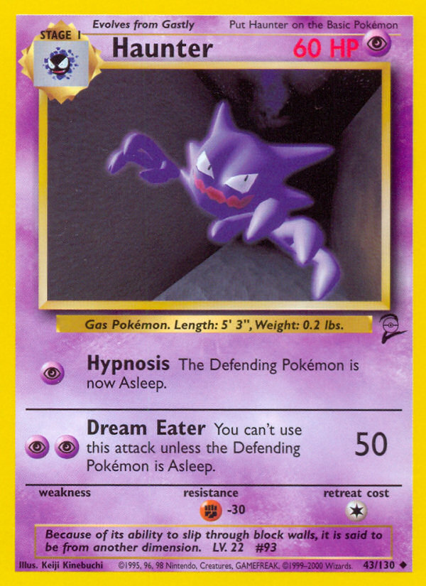 Haunter — Base Set 2 #043/130