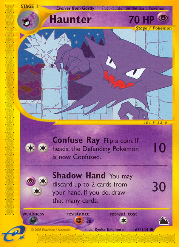 Haunter — Skyridge #063/144