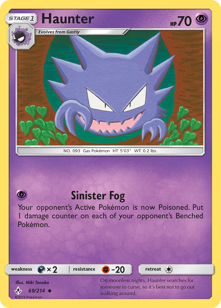 Haunter — SM - Unbroken Bonds #69/214