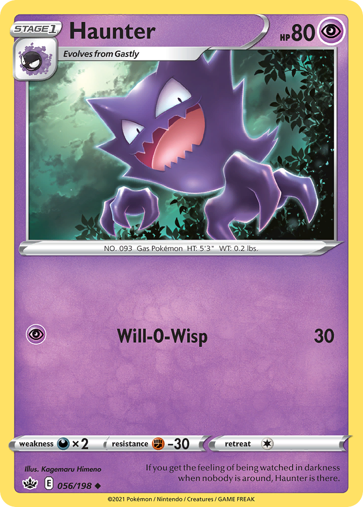 Haunter — SWSH06: Chilling Reign #056/198