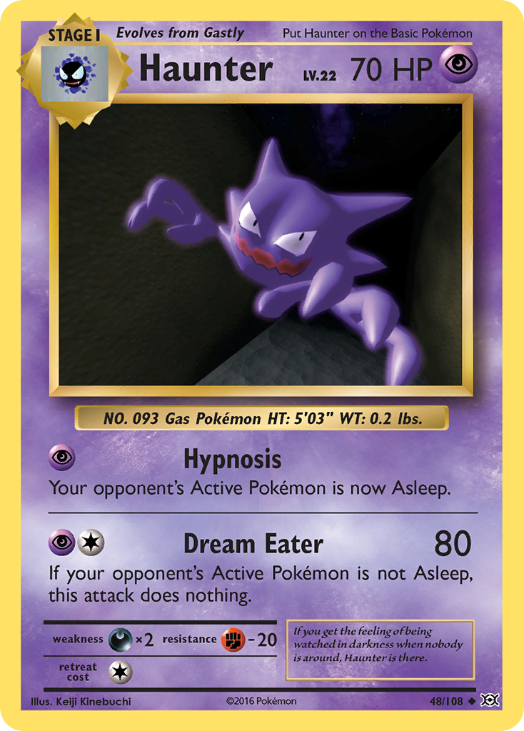 Haunter — XY - Evolutions #48/108