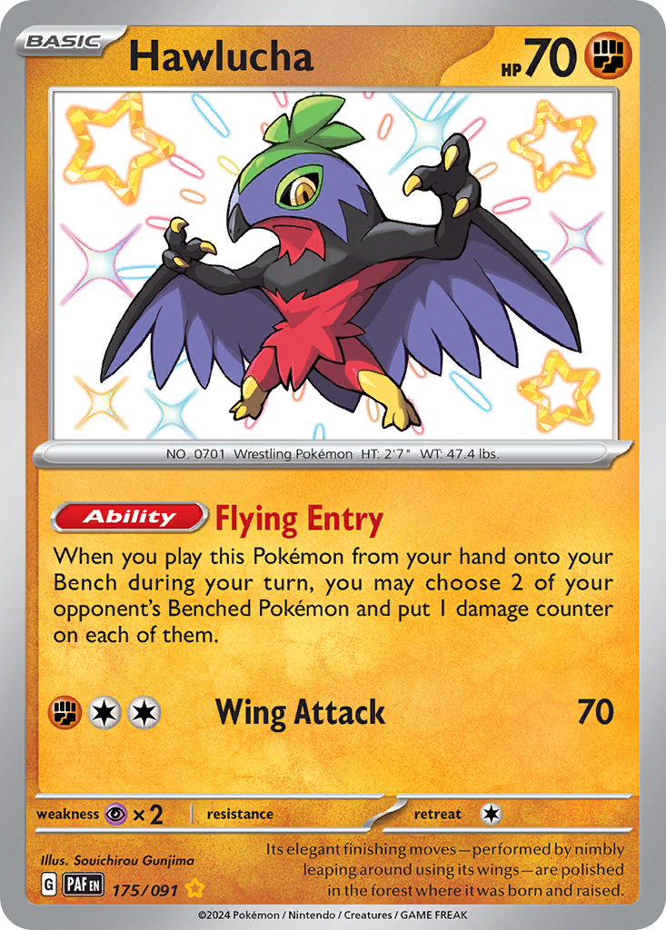 Hawlucha — SV: Paldean Fates #175/091