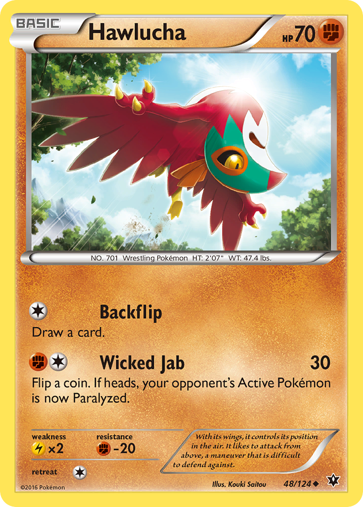 Hawlucha — XY - Fates Collide #48/124