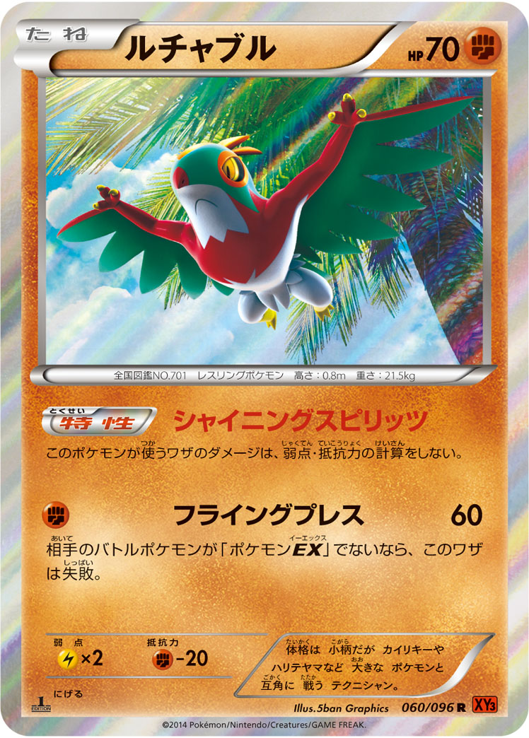 Hawlucha — XY3: Rising Fist #060/096