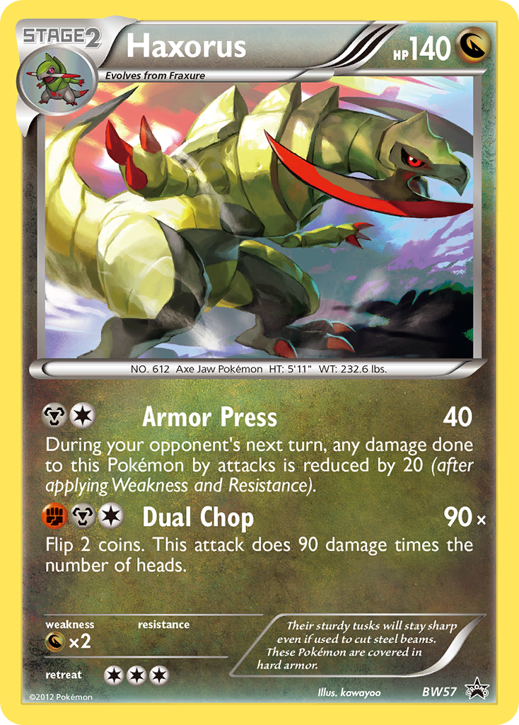 Haxorus — Black and White Promos #BW57