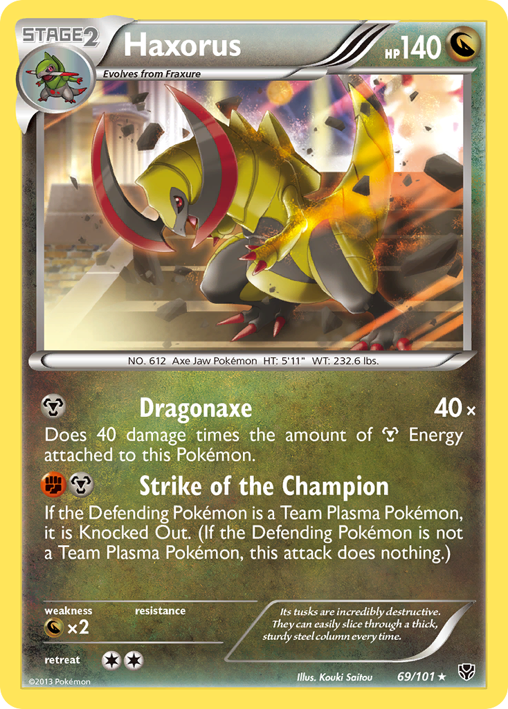 Haxorus — Blister Exclusives #069/101