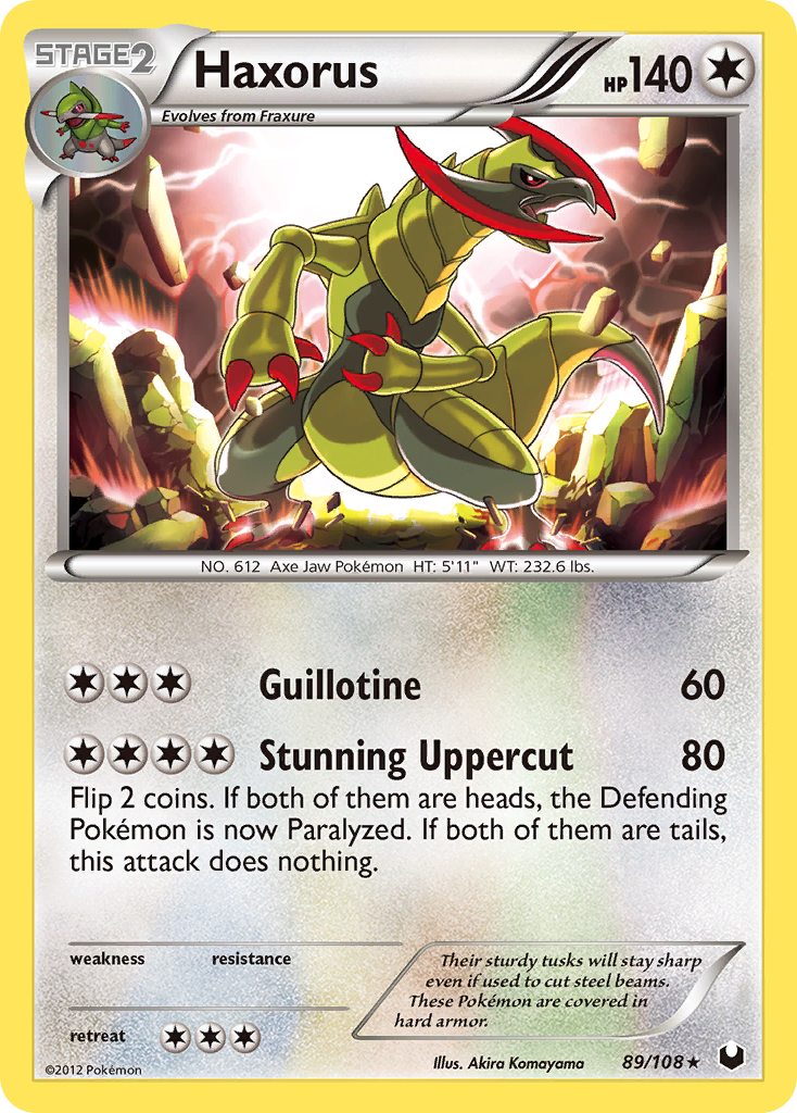 Haxorus — Dark Explorers #89/108