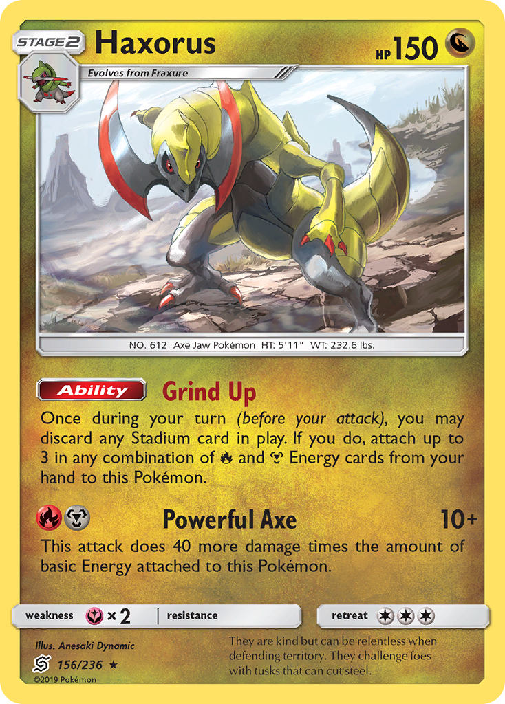 Haxorus — SM - Unified Minds #156/236
