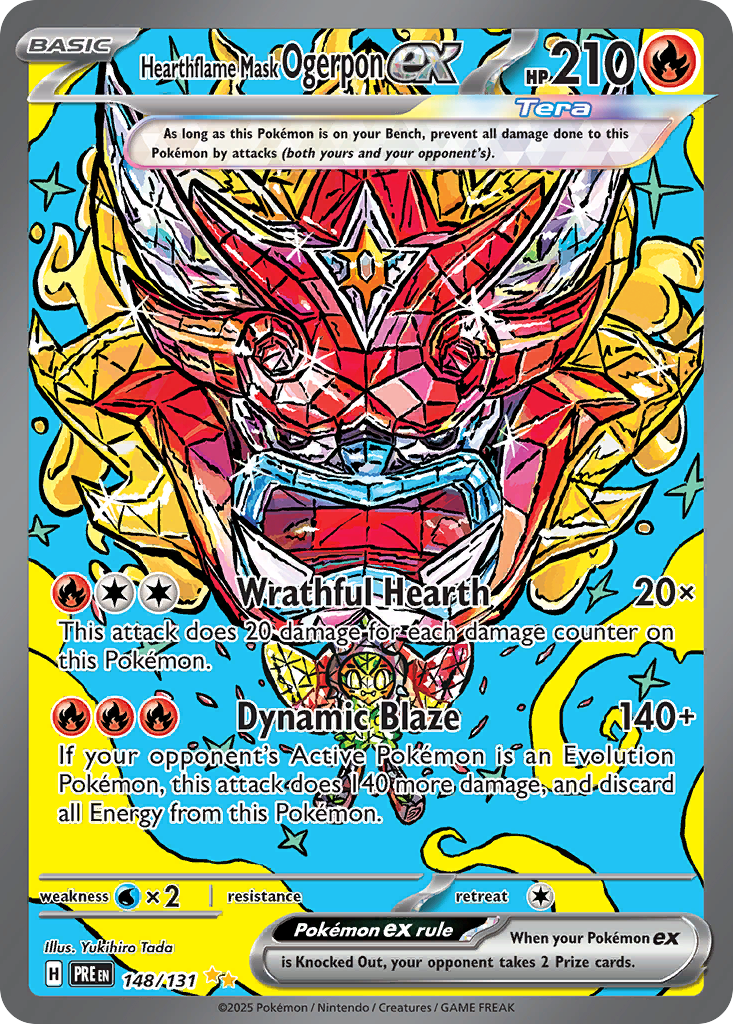 Hearthflame Mask Ogerpon ex — SV: Prismatic Evolutions #148/131