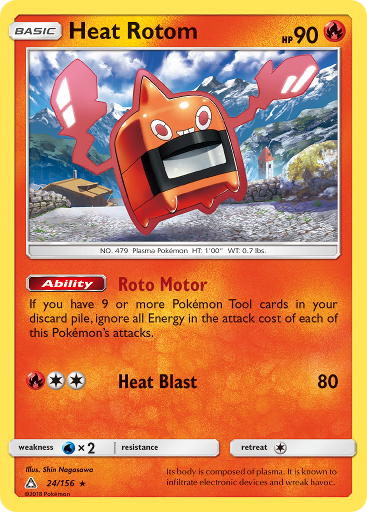 Heat Rotom — SM - Ultra Prism #24/156