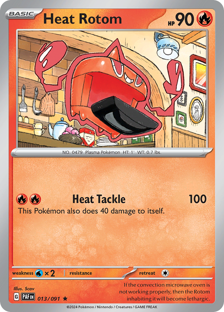 Heat Rotom — SV: Paldean Fates #013/091