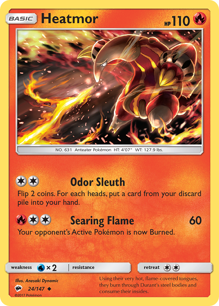Heatmor — SM - Burning Shadows #24/147