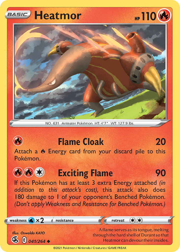 Heatmor — SWSH08: Fusion Strike #041/264