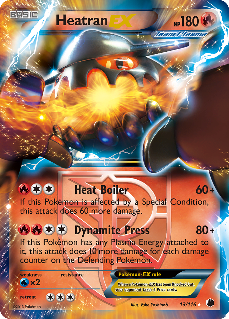 Heatran EX (Team Plasma) — Plasma Freeze #13/116