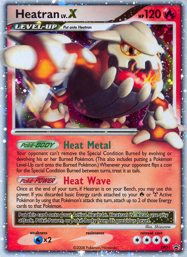 Heatran LV.X — Diamond and Pearl Promos #DP31