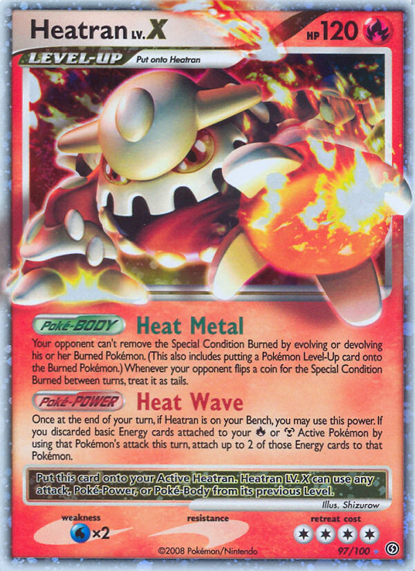 Heatran LV.X — Stormfront #97/100