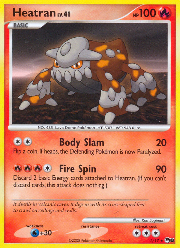 Heatran — POP Series 8 #001/017