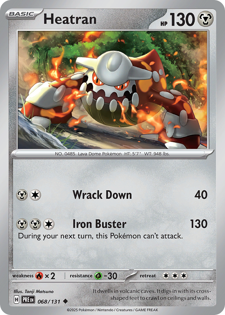 Heatran — SV: Prismatic Evolutions #068/131