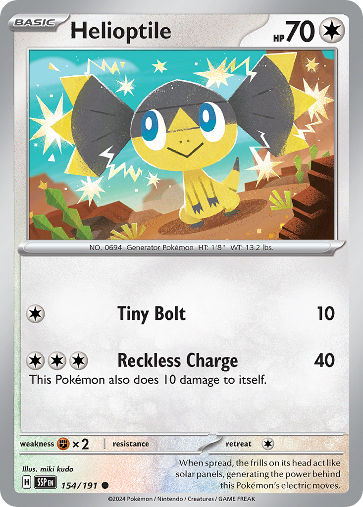 Helioptile — SV08: Surging Sparks #154/191