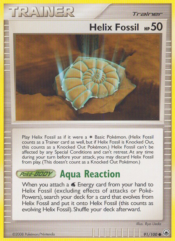 Helix Fossil — Majestic Dawn #91/100