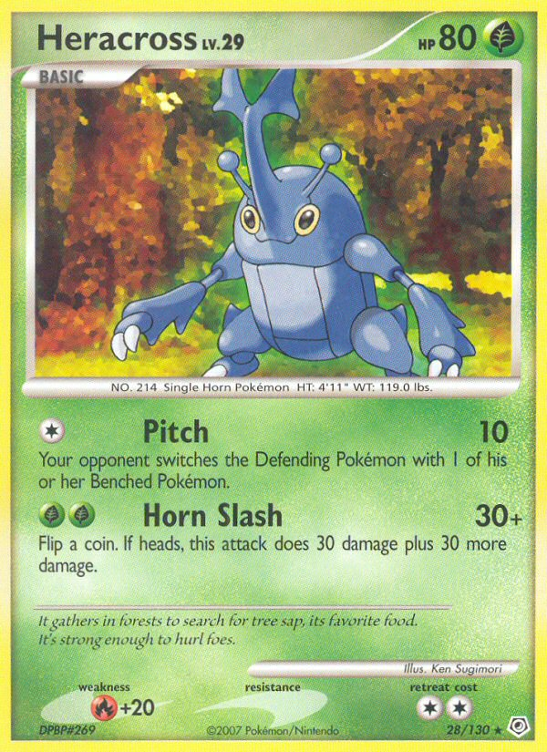 Heracross — Diamond and Pearl #28/130