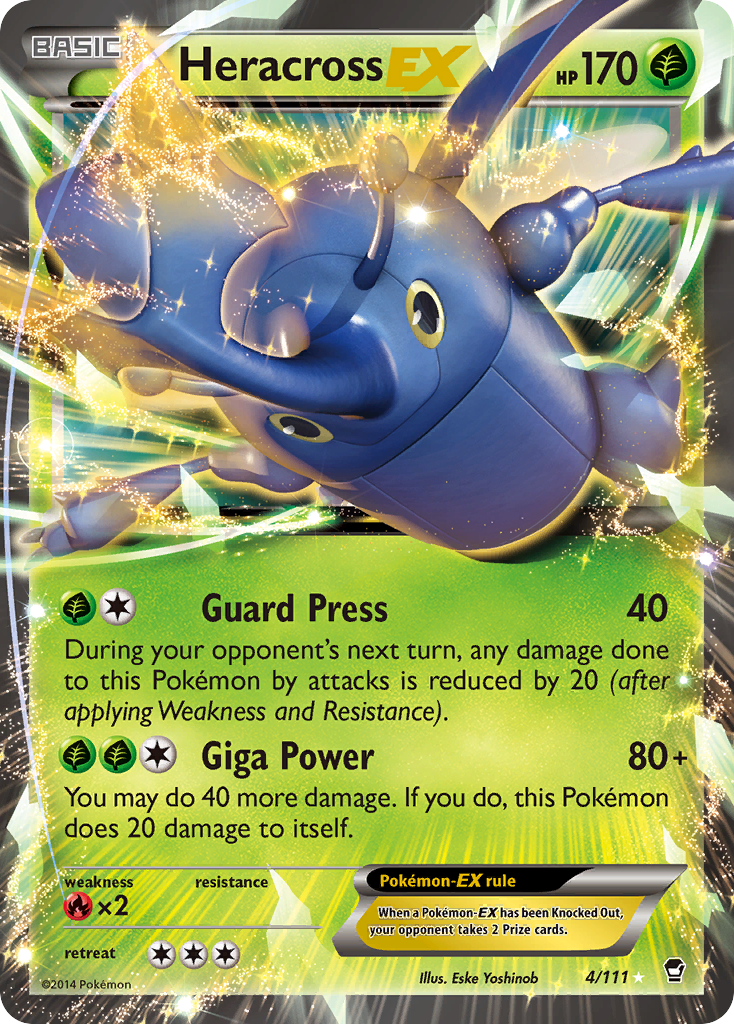 Heracross EX — XY - Furious Fists #4/111