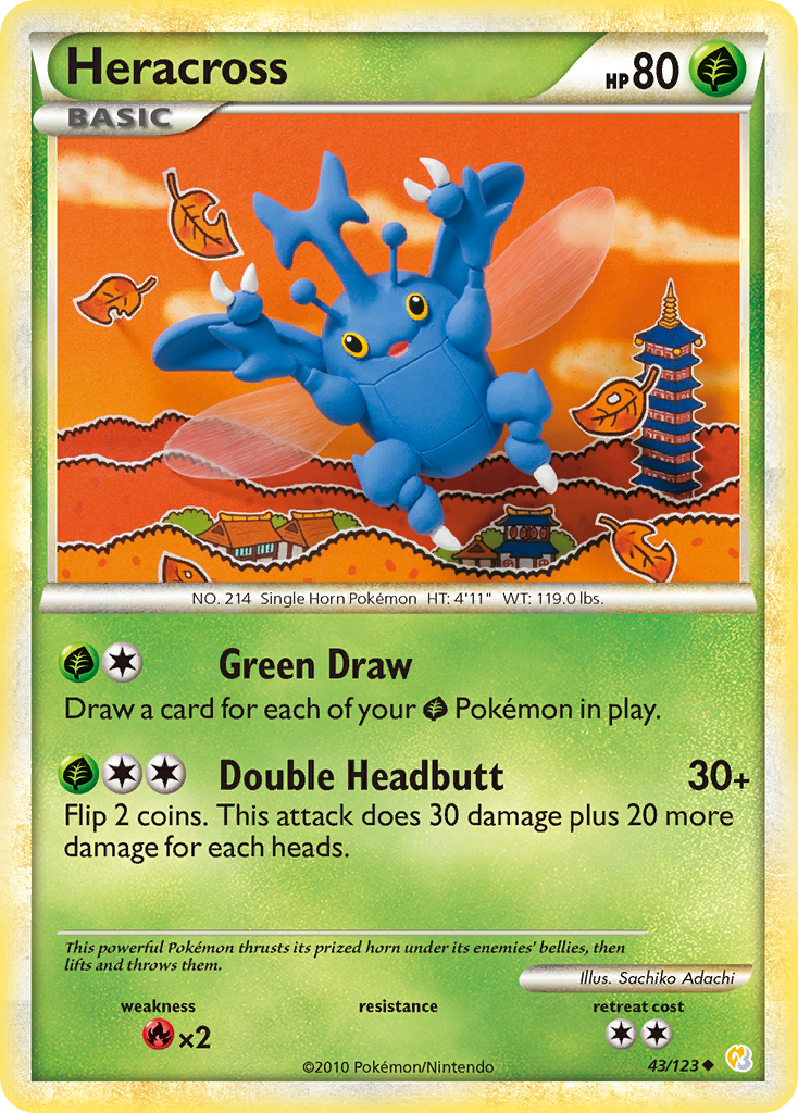 Heracross — HeartGold SoulSilver #43/123