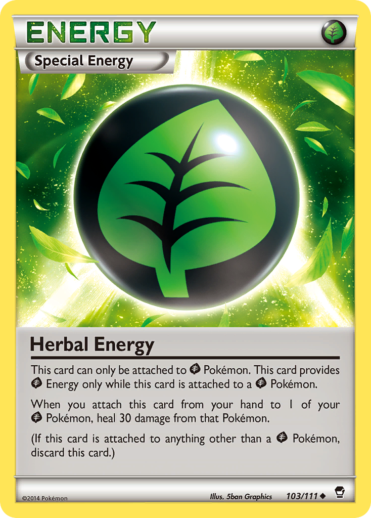 Herbal Energy — XY - Furious Fists #103/111