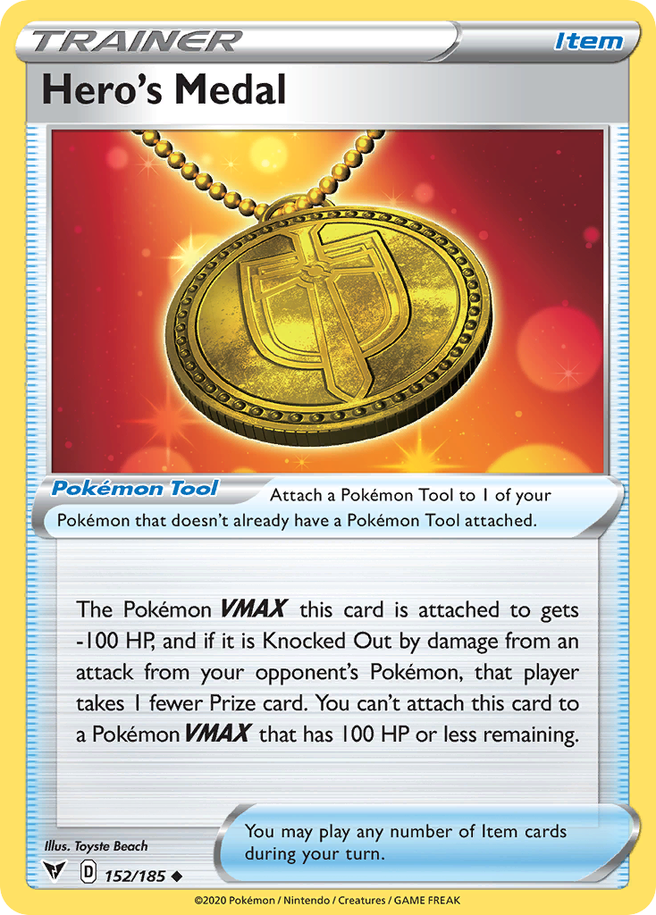 Hero's Medal — SWSH04: Vivid Voltage #152/185