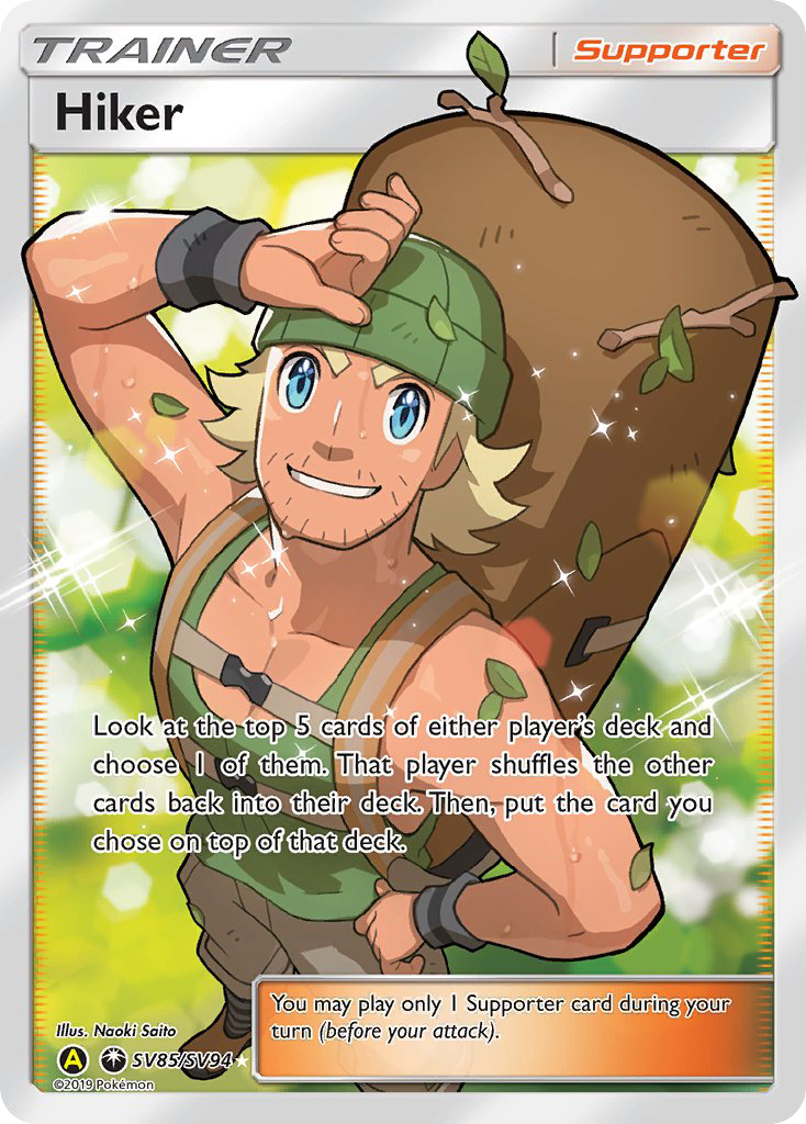Hiker — Hidden Fates: Shiny Vault #SV85/SV94