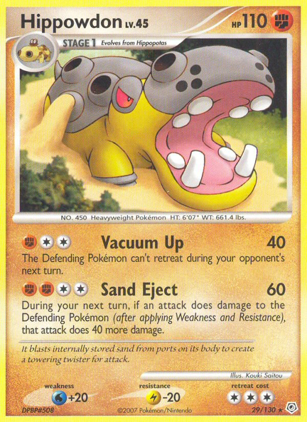 Hippowdon — Diamond and Pearl #29/130