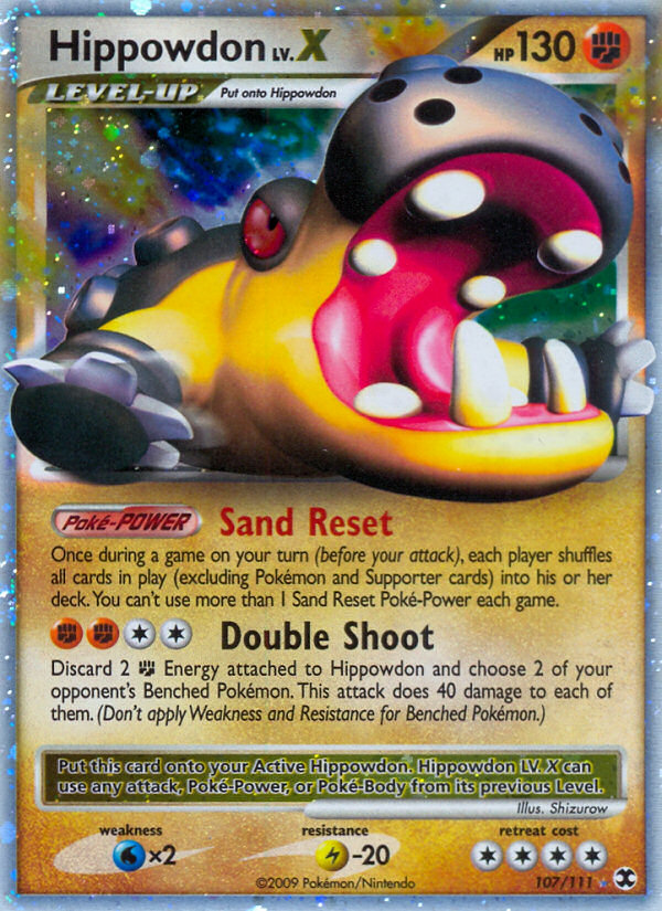Hippowdon Lv.X — Rising Rivals #107/111