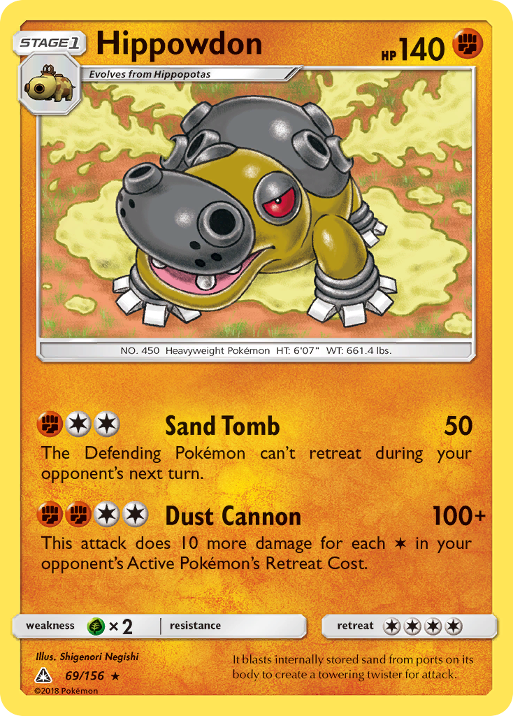 Hippowdon — SM - Ultra Prism #69/156