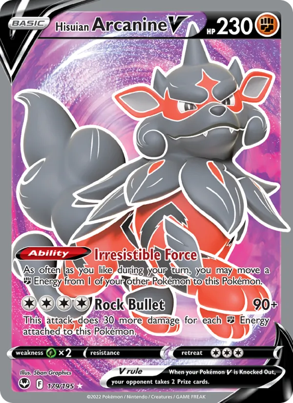 Hisuian Arcanine V (Full Art)