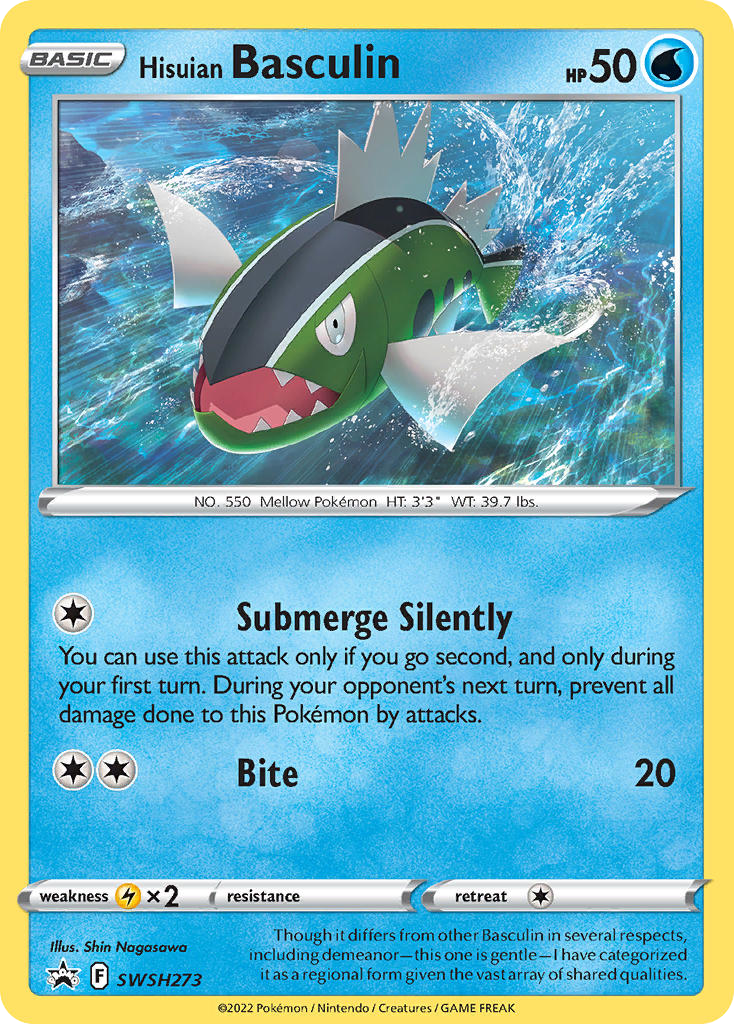 Hisuian Basculin — SWSH: Sword & Shield Promo Cards #SWSH273