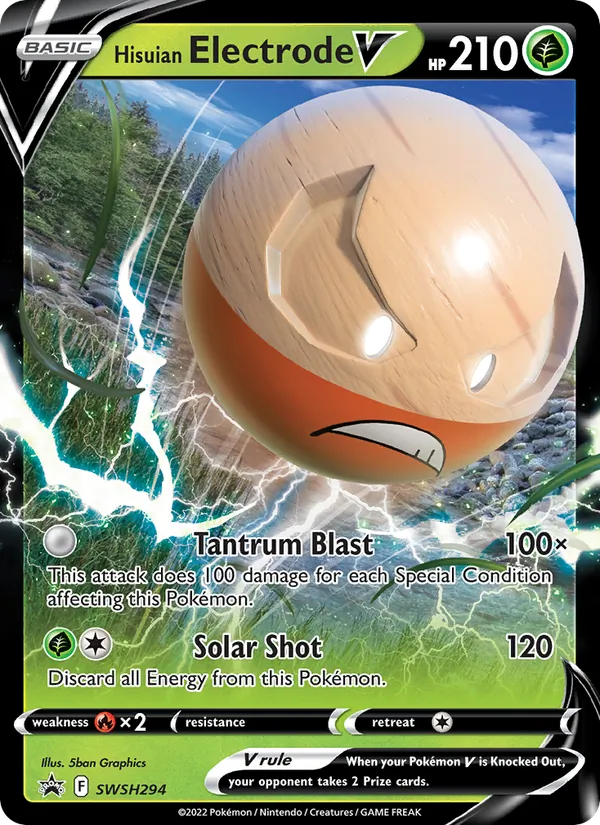 Hisuian Electrode V — Jumbo Cards #SWSH294