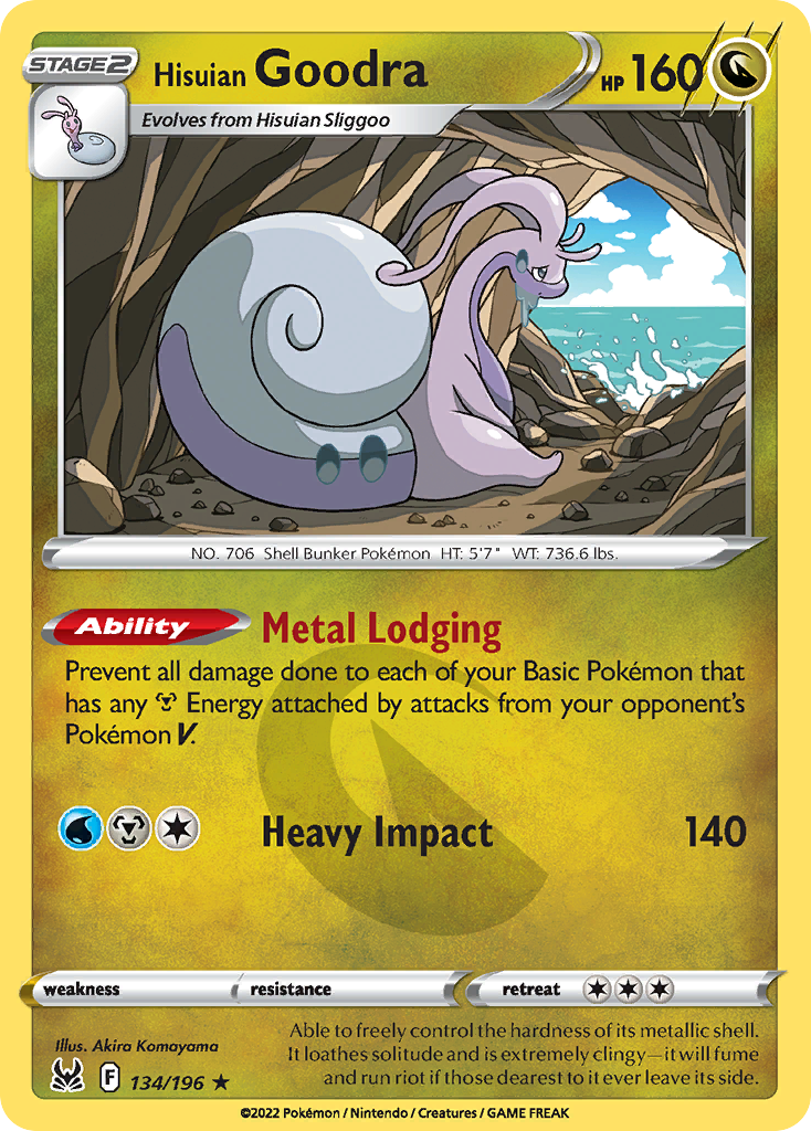 Hisuian Goodra — SWSH11: Lost Origin #134/196