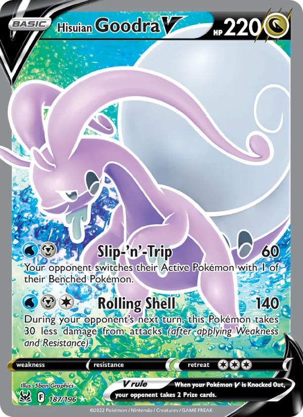 Hisuian Goodra V (Full Art) — SWSH11: Lost Origin #187/196