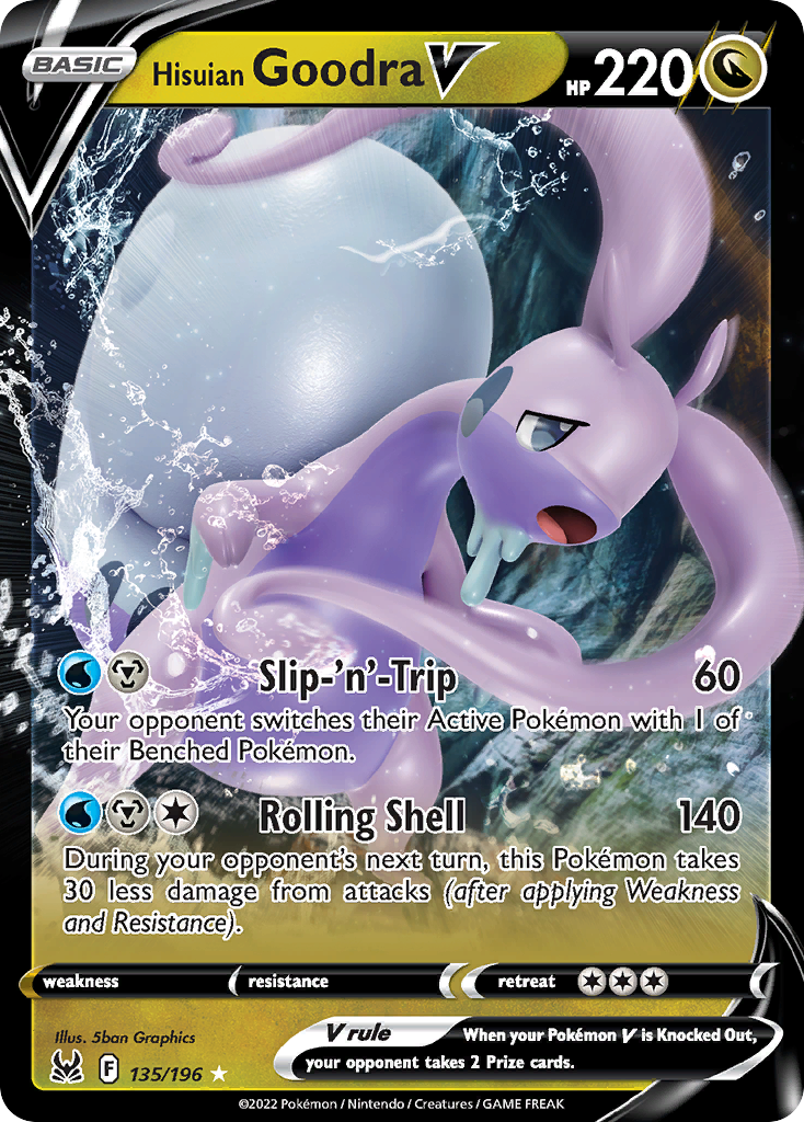 Hisuian Goodra V — Prize Pack Series Cards #135/196