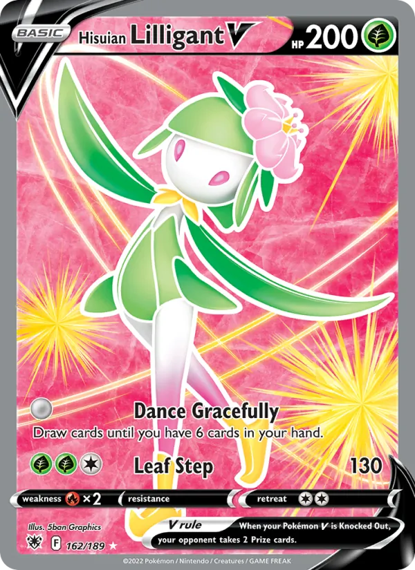 Hisuian Lilligant V (Full Art) — SWSH10: Astral Radiance #162/189