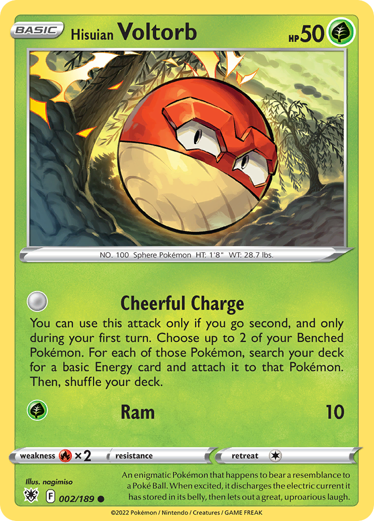 Hisuian Voltorb — Deck Exclusives #002/189