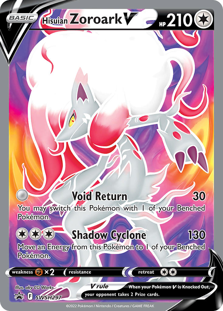 Hisuian Zoroark V — SWSH: Sword & Shield Promo Cards #SWSH297