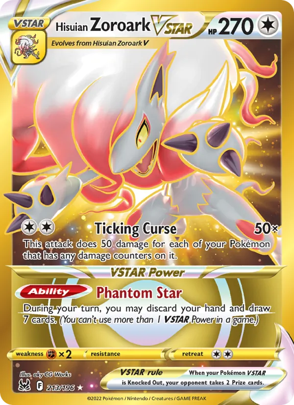 Hisuian Zoroark VSTAR (213) (Secret)